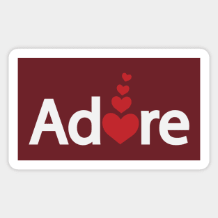 Adore adored Sticker